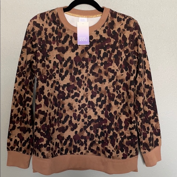 stars above Tops - Leopard print tunic